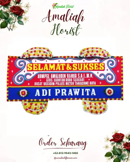 Papan Bunga Ucapan Selamat Tafraka